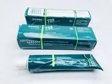 Lot of 2 DOWSIL 732 Multi-Purpose Silicone Sealant 90ml 3oz Clear