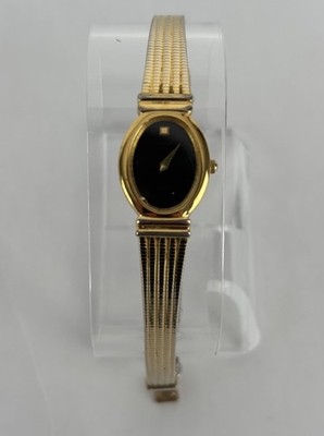 Pulsar By Seiko Y150-5490 15mm Gold Tone Quartz Watch w/Bracelet & New Battery