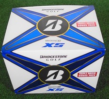 New Bridgestone Tour B XS Triple Dozen Bonus Pack, White, 36 Balls, No Logos