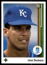 Jose DeJesus 1989 Upper Deck #769 Royals MLB READ FREE SHIPPING AutographDen