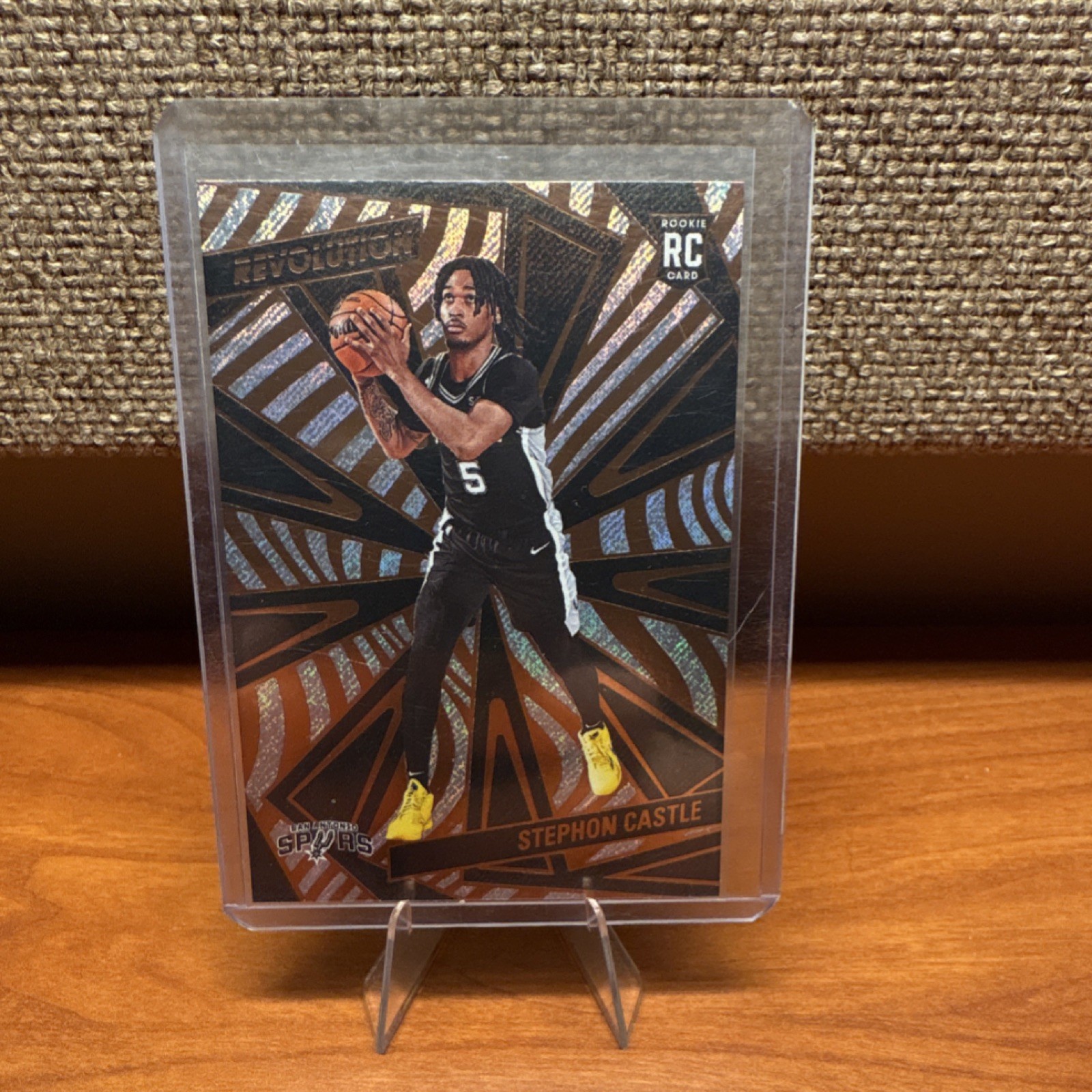 Panini 2024-25 Revolution Stephon Castle #116 Rookie San Antonio Spurs NBA