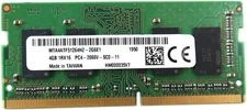 Micron MTA4ATF51264HZ-2G6E1 011 4GBx1 DDR4 SDRAM 2666MHz SODIMM Laptop Memory