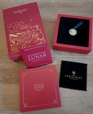 Lunar III (3) Gold 1/10 oz Year of the Mouse 2020 Proof + COA + Box + Original Box
