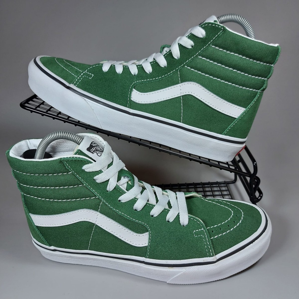 Vans SK8-Hi Womens Trainers Green Colour Theory High Top Sneakers