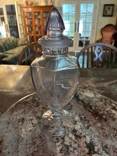 Antique Puritan Apothecary candy jar 12.5” with lid