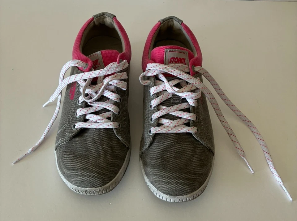 Zapatos de Bowling Storm Meadow Gris/Rosa - Para Mujer TALLA 6.5 M Foto 2 de 4