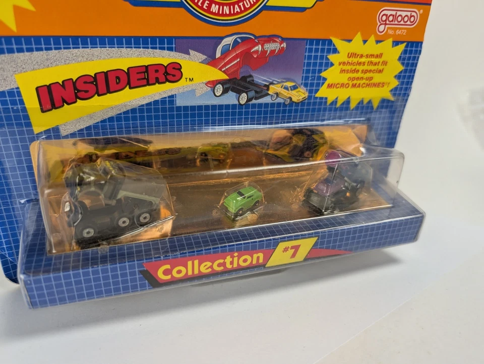 Galoob Micro Machines Insiders Collection #7 Military Truck Set Sealed (Package - Image 2 of 4