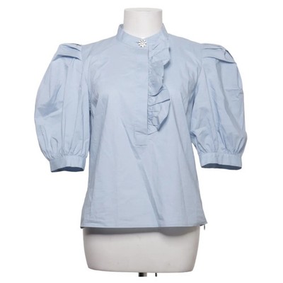 Custommade, Top, Größe: 38, Blau, Bio-Baumwolle, Einfarbig, Damen #anU