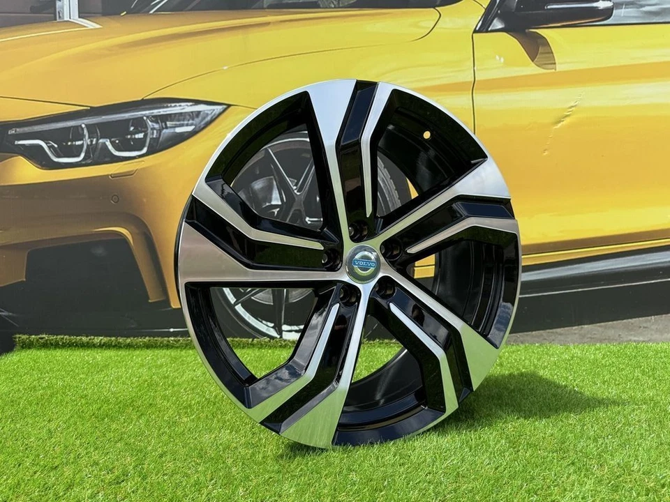 4X R20 Pouce 5X108 Volvo XC-90 Style Noir Poli Roues : Pour S60 V60 XC60 - Photo 2/4