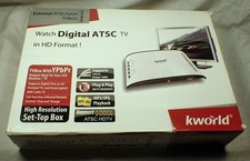 KWorld KW-SA290-QLE External TV Tuner ATSC QAM TVBox / pre-owned