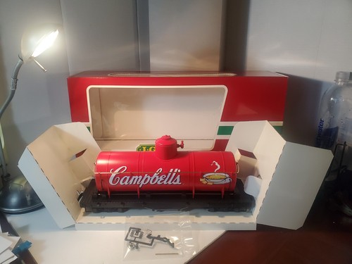 LGB G Escala 44800 Campbell's Soup Tank Car Nuevo OB con Funda Lehmann Alemania | Zustand: New