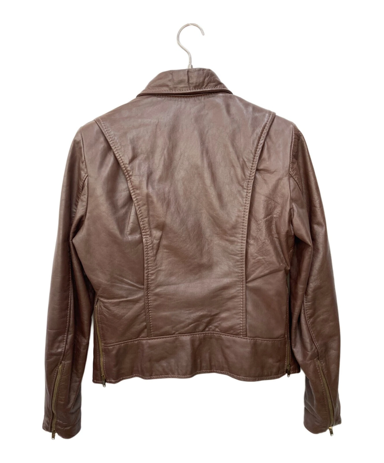 Brooks Leather Jacket Men's Size 36 Brown image 2