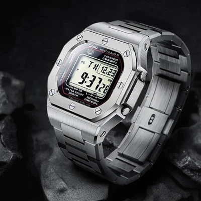Stainless Steel Mod Kit Screws Bezel Case Strap Band for G-SHOCK