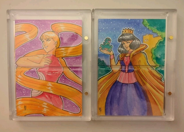 2019 Goodwin Champions Grimm's Fairy Tales Dual Sketch Rapunzel & Frog Prince