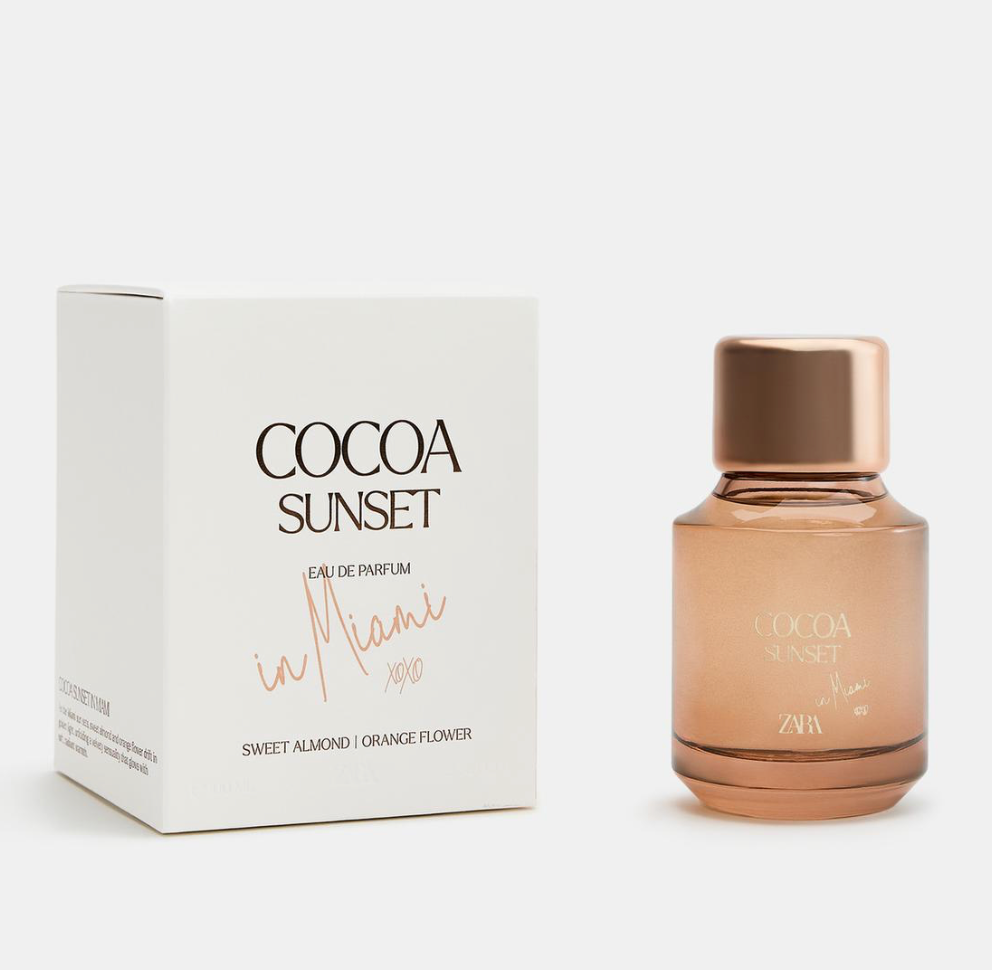 ZARA Cocoa Sunset in Miami Eau De Parfum EDP Fragrance Spray 100ml