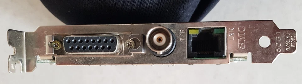 SMC 8432BTA Netzwerkkarte, PCI mit Anschlüssen RJ45 & BNC & AUI, 10 MBit/s - Bild 3 von 3