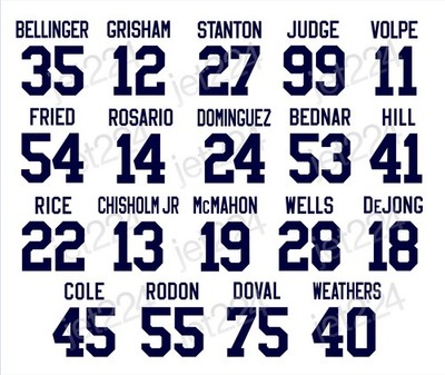 NY Yankees STICKER DECAL 2026 Judge Stanton Bellinger Fried Rodon Volpe Grisham
