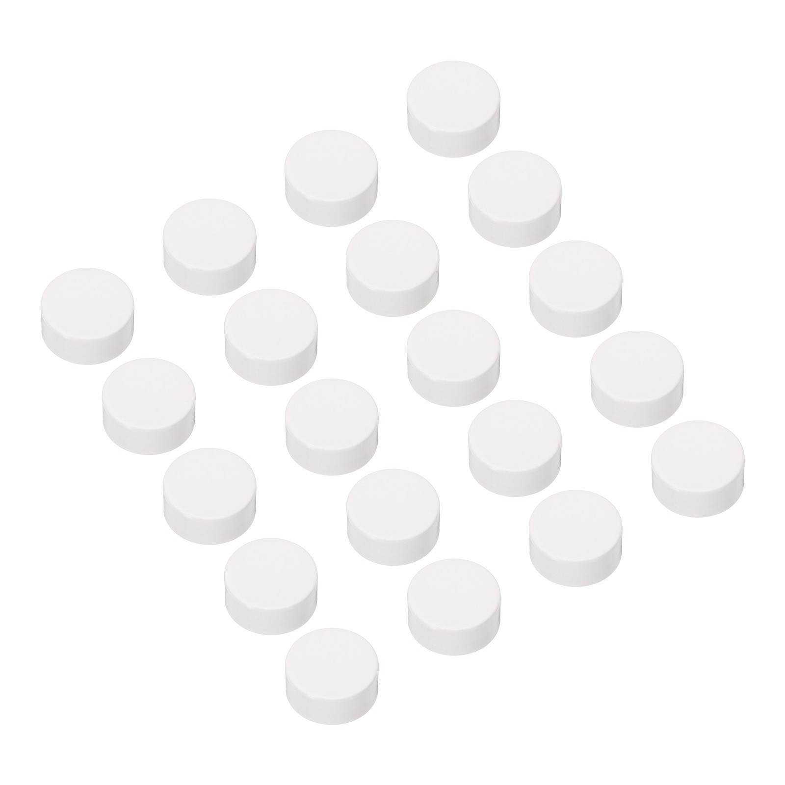 Cubiertas de tubo de PVC Tapas de extremo Tubo Interior PVC 32mm Tapas de extremo Tapones redondos Paquete de 60