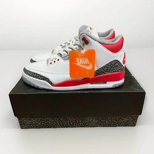 Air Jordan 3 Retro, Fire Red, Size 10.5, 2022