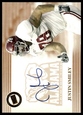 2004 Press Pass #NNO Justin Smiley Autographs Bronze