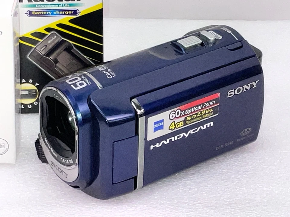 Sony DCR-SX40 4GB SD Handycam Camcorder Blue-4GB Internal Memory New BATTERY++ - Image 2 of 4