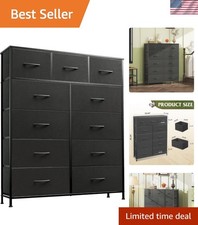 Tall Dresser for Bedroom, Fabric Dressers Storage Tower, Dresser  Chest of D...
