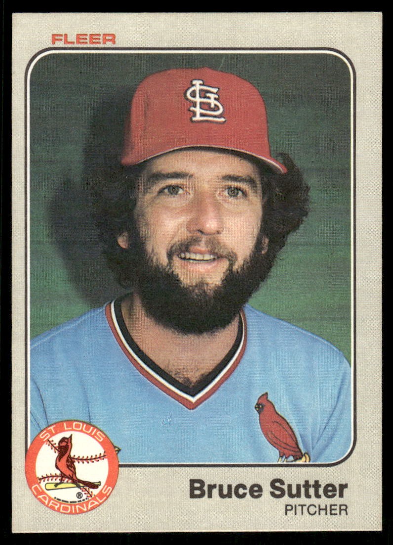 1983 Fleer #24 Bruce Sutter
