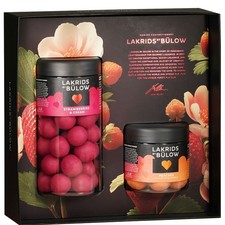 Lakrids by B&uuml;low Black Box Strawberries & Cream Peaches 385g Gift