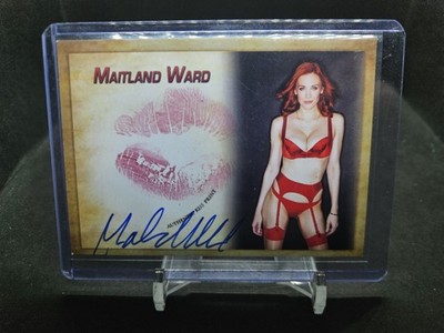 Maitland Ward Adult Film & TV Star 2025 Collectors Expo Autographed Kiss Card