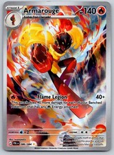 Armarouge (Illustration Rare) Holo Pitch Black 086/084 Pokemon Card NM
