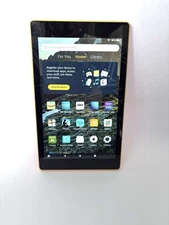 Kindle Fire HD 8 - Yellow - With Standby Mode Stand/Charger Bundle