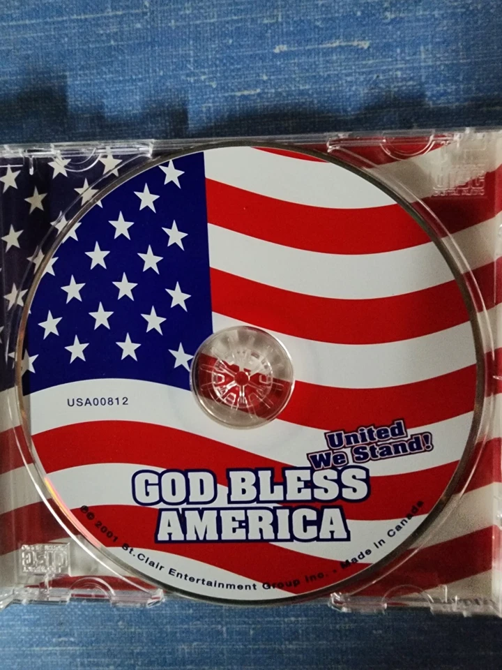 God Bless America United We Stand CD 2001 Classic USA Patriot Music Very Good Foto 4 de 4