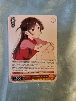 WeiB (Weiss) Schwarz Card Rent A Girlfriend Rental Girlfriend Chizuru TD EN