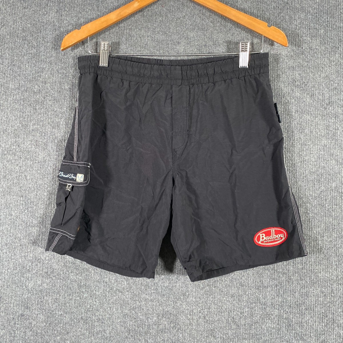 Bad Boys Shorts Boys 12 Black Cargo Jorts Jort Softshell