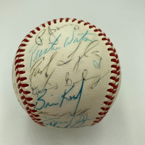 Chipper Jones Pre Rookie 1992 Greenville Braves Team Signed Baseball Beckett COA - Picture 4 of 9