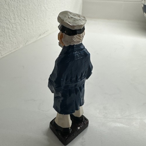 Vintage Fisherman Sailor Captain Statue Figure Crew 4" Sculpture - Imagen 5 de 14