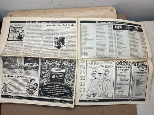February 1994 - The Record Exchange MUSIC MONITOR Newspaper Rare Charlotte Nc B1 - Picture 11 of 12
