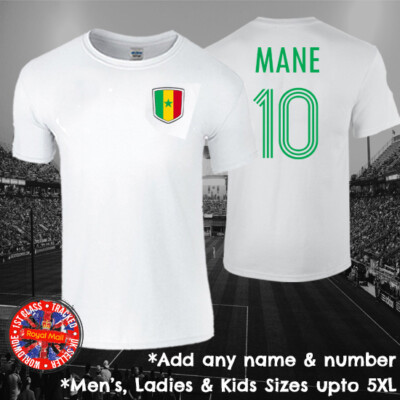 Sadio Mane Senegal Football T-shirt Mens Ladies Kids Euros