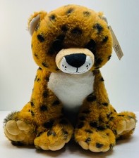 The Bear Factory Cheetah Cub 13" Sitting New With Tags 2001 Cuddly Vintage