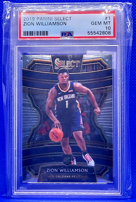 2019-20 Panini Select Zion Williamson Rookie #1 | eBay PSA
