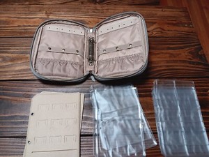 bagsmart gray jewelry organizer with extras