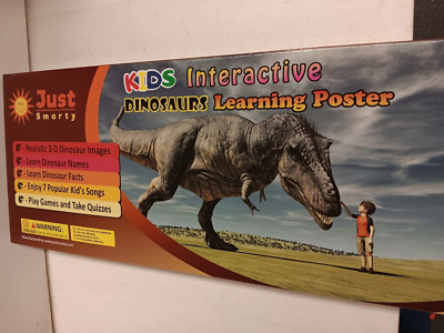 Just Smarty Poster Kids Interactive Dinosaur Learning Popular Kids Songs