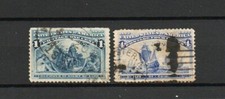 2 TIMBRES DES ETATS UNIS ( Oblitérées ) N° 81 - 84