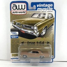 Auto World Vintage Muscle 1964 Pontiac Grand Prix Royal Bobcat Figure Car Toys