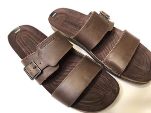merrell downtown slide buckle sandals