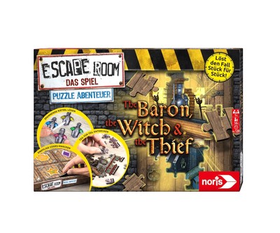 Noris 606101976 Escape Room The Baron, The Witch & The Thief Adventure-Family...