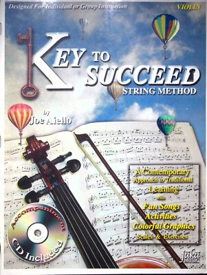 KEY TO SUCCEED STRING METHOD BY JOE AIELLO - SHEET MUSIC