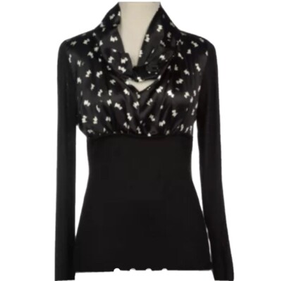 CLIPS MORE SHIRT / LANGARMSHIRT GR 46 Seide
