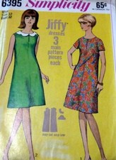 LOVELY VTG 1960s DRESS Sewing Pattern 12/32