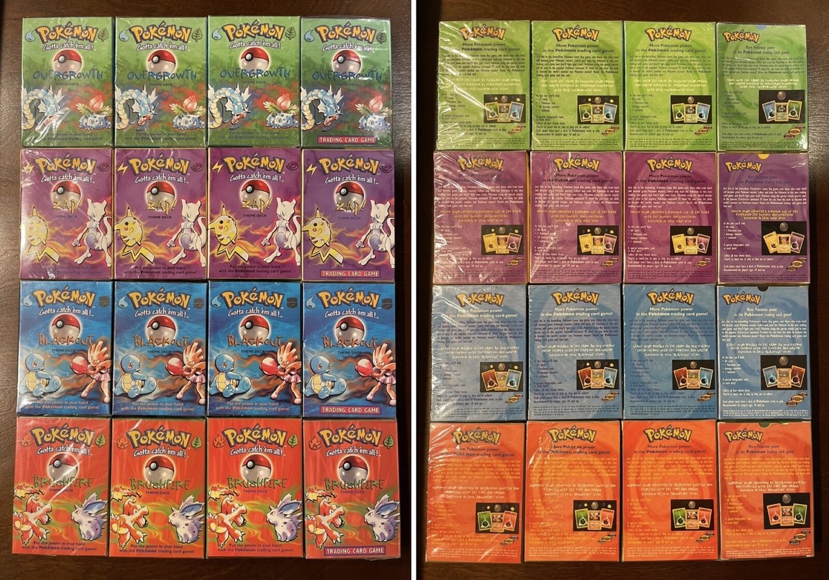 #ポケモン　英語版　THEME DECK 未開封品 Complete English Sealed WoTC Pokemon Theme Deck Collection W